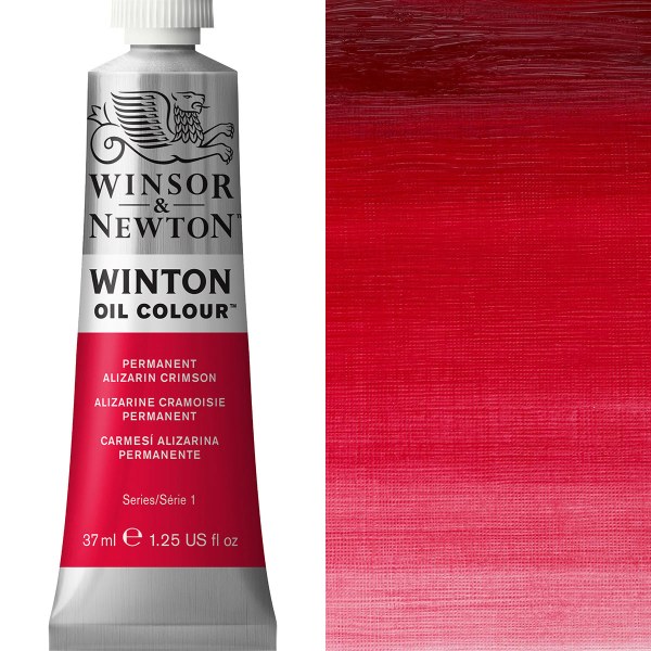 Winsor & Newton Winton Oil Paint 37ml Permanent Alizarin Crimson