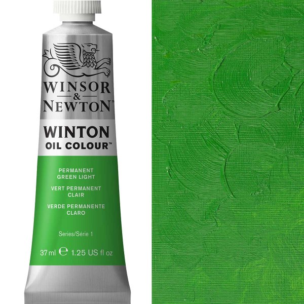 Winsor & Newton Winton Oil Paint 37ml Permanent Green Light