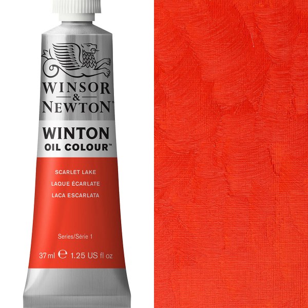 Winsor & Newton Winton Oil Paint 37ml Scarlet Lake