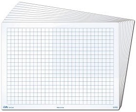 A4 10mm Grid/Blank Whiteboard (Pack 30)