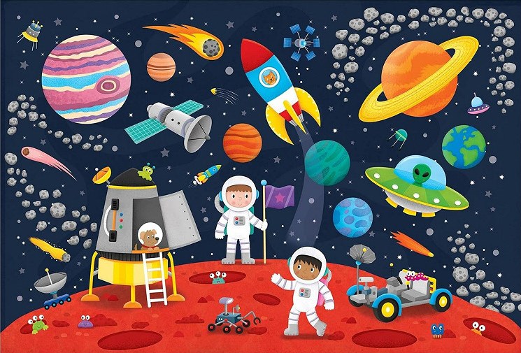 Giant Floor Puzzle Space (30 piece)