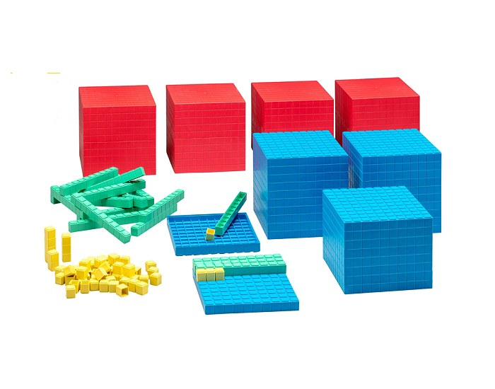 Linking Base Ten Classroom Set Coloured with Container (Set 823)