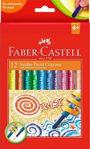 Faber-Castell Twistable Crayons (Pack 12)