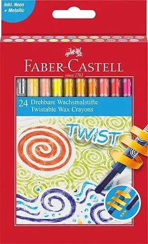 Faber-Castell Twistable Crayons (Pack 24)