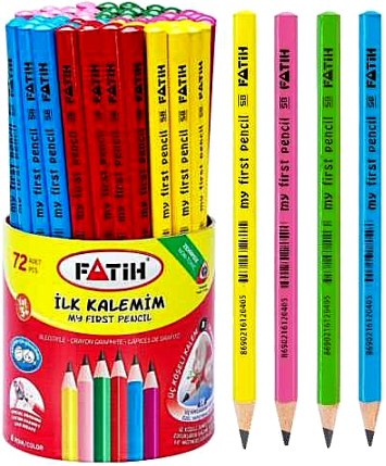 Fatih Junior Grip Triangular Strong Lead Pencil (Box 72)