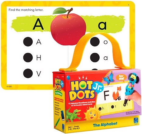 Hot Dots® Jr. Card Set - The Alphabet