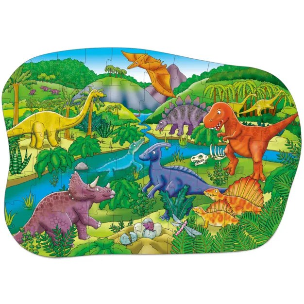 Big Dinosaurs Shaped Floor Puzzle (50 piece)