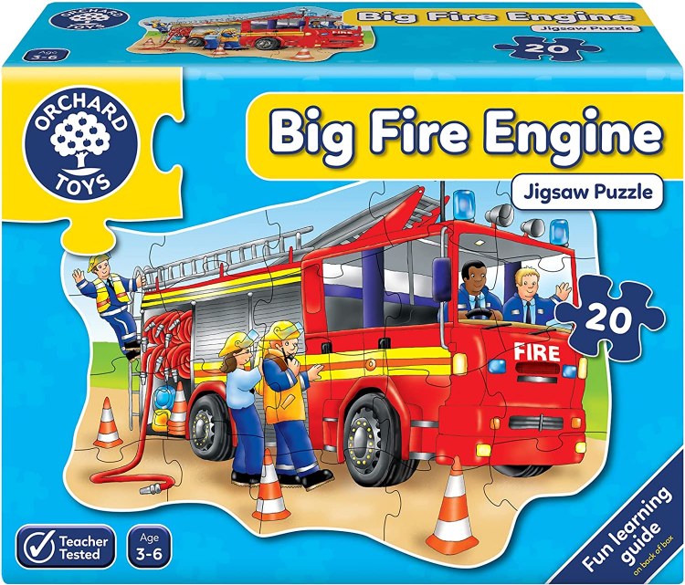 Big Fire Engine Shaped Floor Puzzle (20 piece)