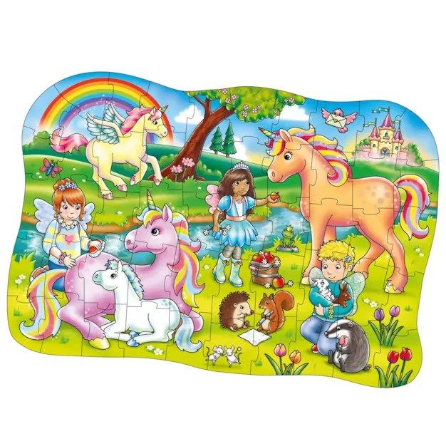 Unicorn Friends Shaped Floor Puzzle (50 piece)
