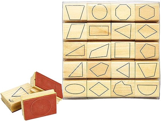 2D Geometric Shape Stampers (Set 20)