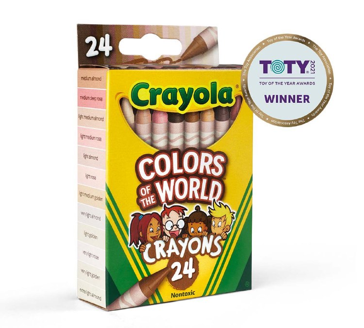 Crayola Colours of the World Crayons (Pack 24)