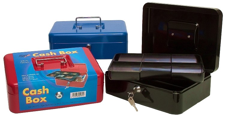 Cash Box 25cm (Removable 6 Compartment Drawer)
