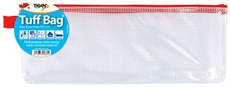 DL (Pencil case size) Tiger Heavy Duty Mesh Tuff Bag