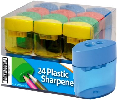 Plastic Sharpener Double Hole & Waste Holder - Each