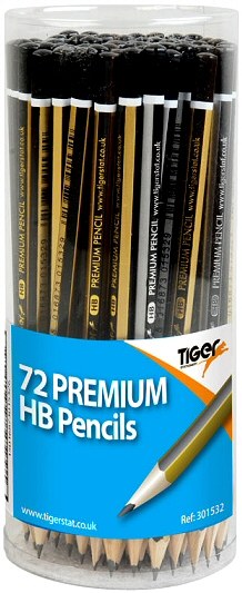 Tiger HB Pencils (Box 72)