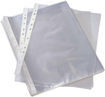 Plastic Punched Pockets (Pack 25)