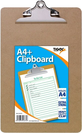 A4+ Wooden Clipboard