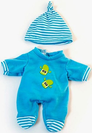 Blue Pyjamas & Hat for 21cm Doll