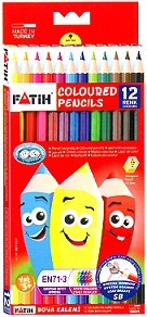 Fatih Strong Lead Colouring Pencils (Pack 12)