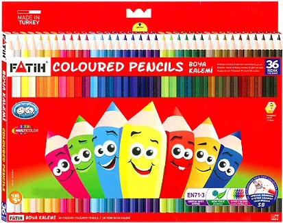 Fatih Strong Lead Colouring Pencils (Pack 36)