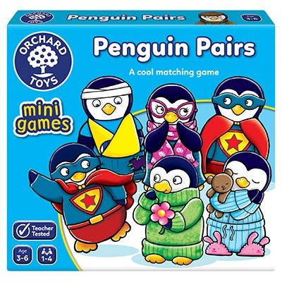 Penguin Pairs Matching & Memory Mini Game