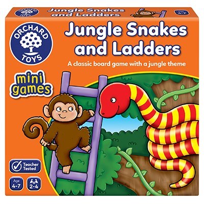Jungle Snakes & Ladders Mini Game