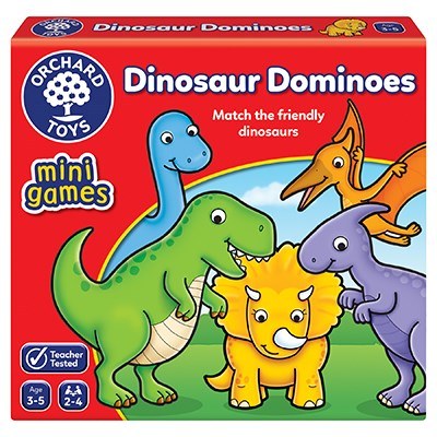 Dinosaur Dominoes Matching & Observation Mini Game