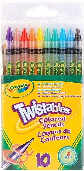 Crayola Twistables Colouring Pencils (Pack 10)