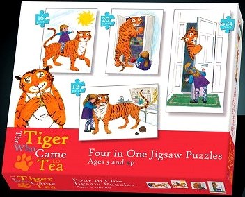 The Tiger Who came to Tea 4 in 1 Puzzles (12, 16, 20 & 24 piece)