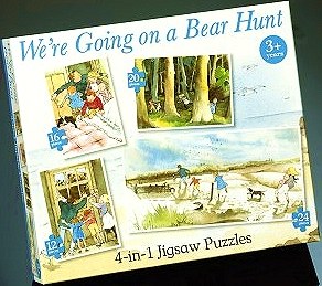 We're Going on a Bear Hunt 4 in 1 Puzzles (12, 16, 20 & 24 piece)