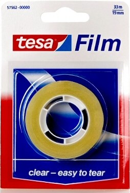 Mini Tesa Clear Tape 3/4" 19mm x 33m