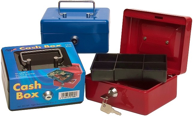 Cash Box 15cm (Removable 6 Compartment Drawer)