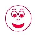 Self-Inking Stamper Smiley Face
