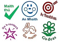 Self-Inking Irish Stampers & Storage Box (Set 6)