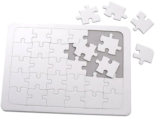 A4 Blank Jigsaws - Each