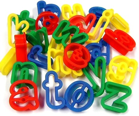 Lowerercase Letters Cutters (Pack 26)