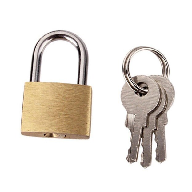 Mini Padlock 25mm & 3 Keys