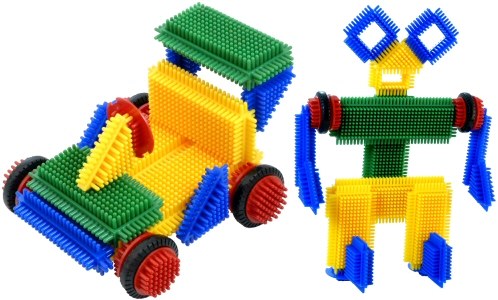 Pegy Bricks (100 pieces & building plans)