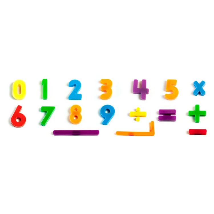 Magnetic Numbers & Symbols 34mm (162 pieces)