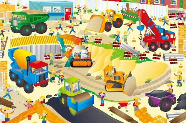 Giant Floor Puzzle Construction (30 piece)