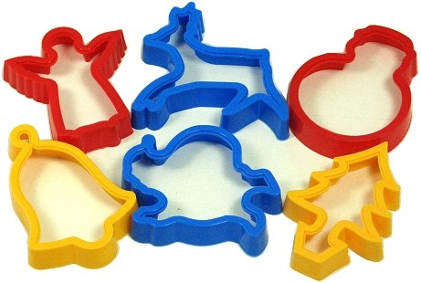 Christmas Clay & Dough Cutters (Pack 6)