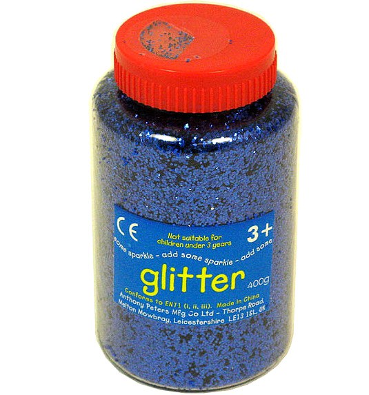 Blue Glitter Shaker 400gm