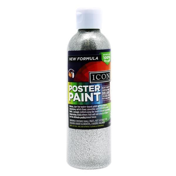 Silver Poster Paint - 300ml