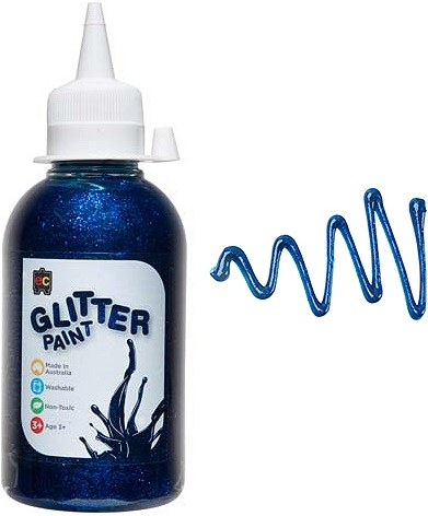 Blue Glitter Paint 250ml