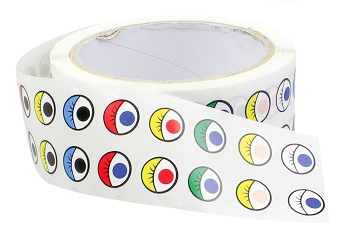 Adhesive Eye Stickers Coloured Assorted Styles (2000 Stickers)