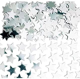 Star Sequins 5mm Silver 50g Tub