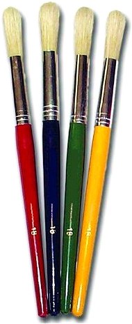 Jumbo Hog No. 18 Paint Brush (Pack 4)