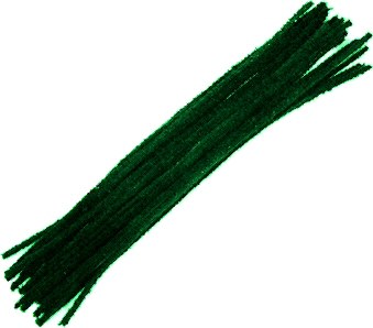 Green Pipe Cleaners 12" (Pack 100)