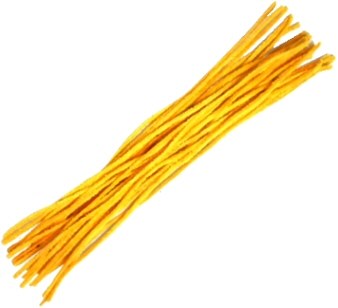 Yellow Pipe Cleaners 12" (Pack 100)