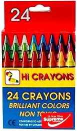 Standard Crayons (Pack 24)